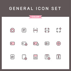 General line icon set 06