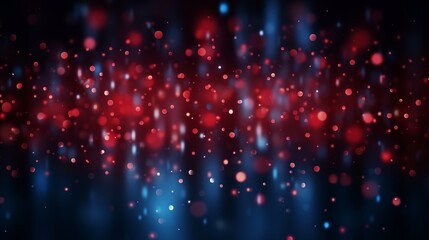 Celebratory Display Blurred Blue-Silver Glittering Lights Texture Background