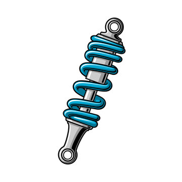 Shockbreaker motor vector design on white background 