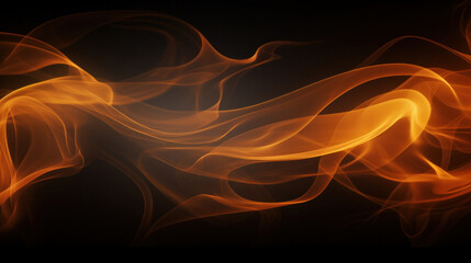 Obraz premium Background of Smoke movement patterns.