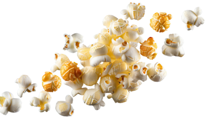  Flying delicious popcorn cut out 