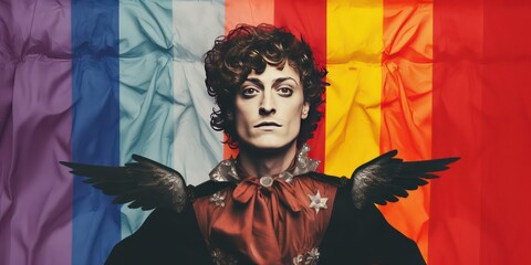 Fototapeta premium Celebrations and Festivities from LGBT pride parades, celebrations, and festivals that bring the community together in joyful and colorful displays.