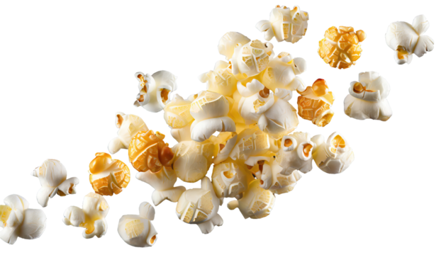  Flying delicious popcorn cut out 