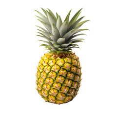 Fototapeta premium Pineapple No Background Applicable to Any Context Perfect for Print on Demand