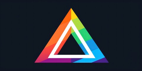 Triangle LGBT symbol.