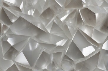 White crystal background texture from AI Generative
