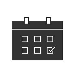 Calendar Icon. Editable Symbol. For Mobile App and Web Design. Stock illustration