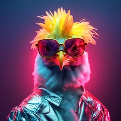 Fotobehang Realistic lifelike chicken hen © Hassan