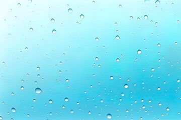 light blue gradient background with water drops