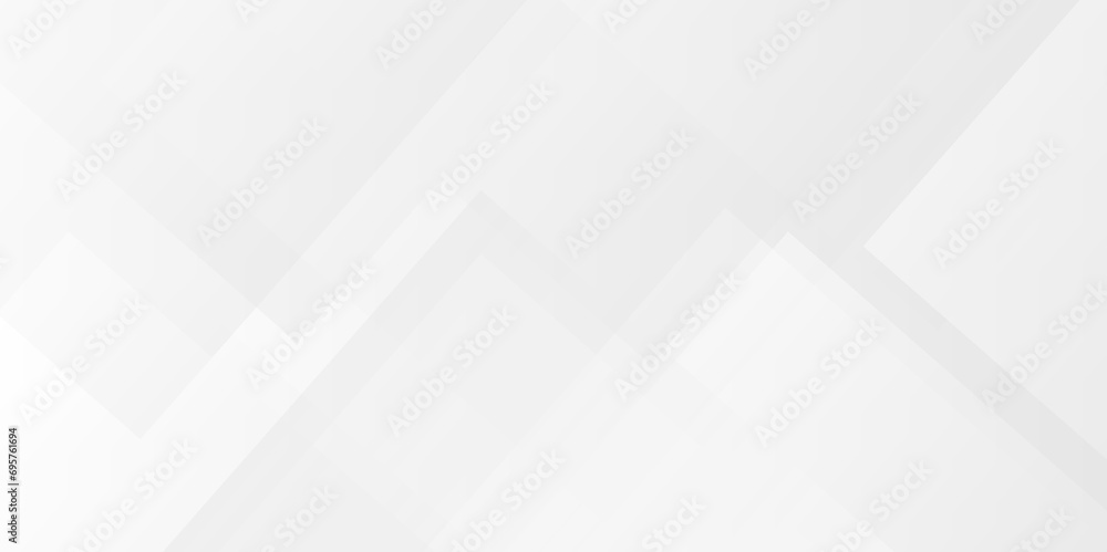 Poster modern abstract white and gray triangle technology lines. white light & grey background. space desig