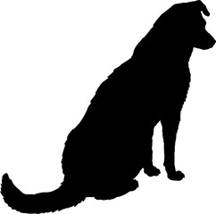 Dog is sitting view from High quality Dog silhouette Breeds Bundle Dogs on the move. Dogs in different poses.
The dog jumps, the dog runs. The dog is sitting. The dog is lying down. The dog is playing