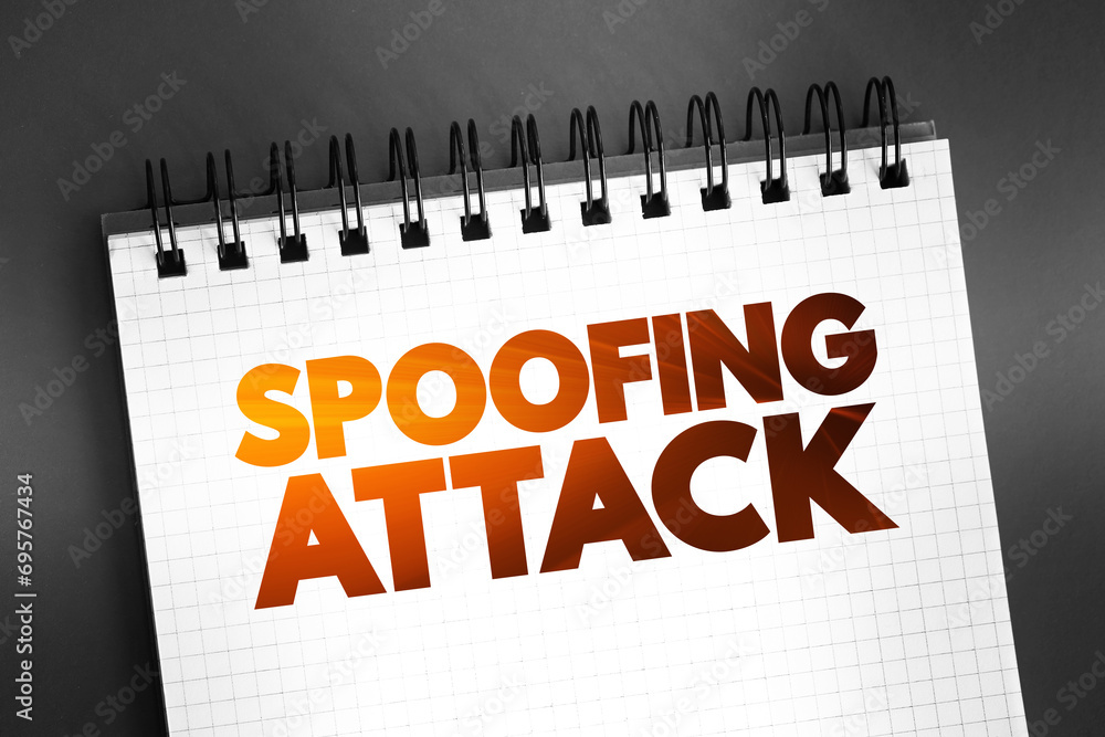 Poster spoofing attack - situation in which a person or program successfully identifies as another by falsi