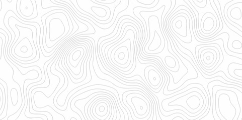 Obraz premium Abstract background with waves Geographic mountain relief. Abstract lines background. Contour maps. Vector illustration, Topo contour map on white background, Topographic contour lines.