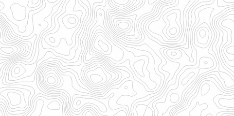 Abstract background with waves Geographic mountain relief. Abstract lines background. Contour maps. Vector illustration, Topo contour map on white background, Topographic contour lines.
