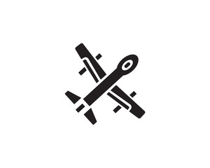 Drone camera icon vector symbol design illustration isolated