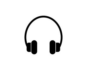 Earphone headphones icon vector isolated symbol design