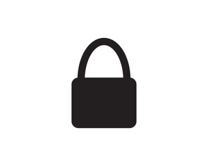 Lock security protection icon vector symbol design illustration