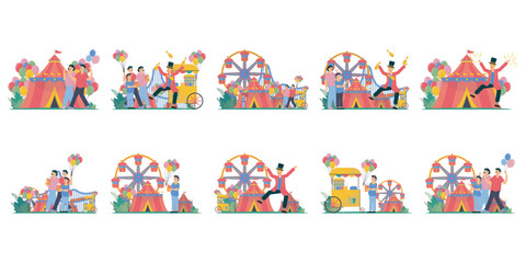 Fun Fair Carnival Illustration