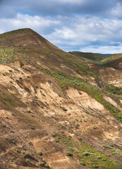 The View from Mascall Overlook in John Day Fossil Beds National Monument