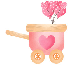 Heart shape balloons