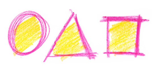 Photo grunge hand draw, scribble colorful hatching, geometric shapes wax pastel, crayon isolated on white, clipping path