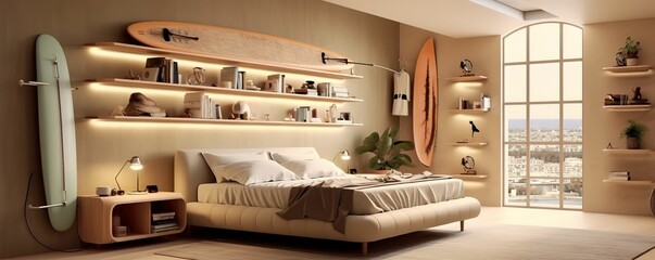 luxurious bed room decoration