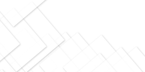 Abstract white background with diamond and triangle shape in modern abstract pattern design .abstract seamless modern white and gray color technology concept geometric line vector background.
