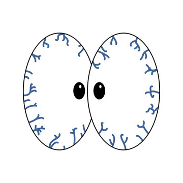 recommend clip art: Cartoon eyes. Big shocked eyes. Tired, stressed, scared, sleep-deprived eyes