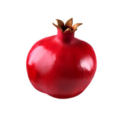 Pomegranate isolated on transparent background
