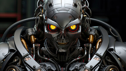 Danger of strong artificial intelligence evil robot