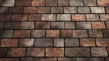 Brick floor background, texture