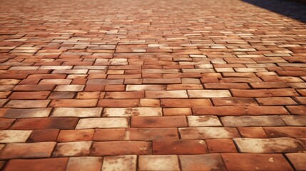 Brick floor background, texture