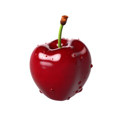 Cherry isolated on transparent background