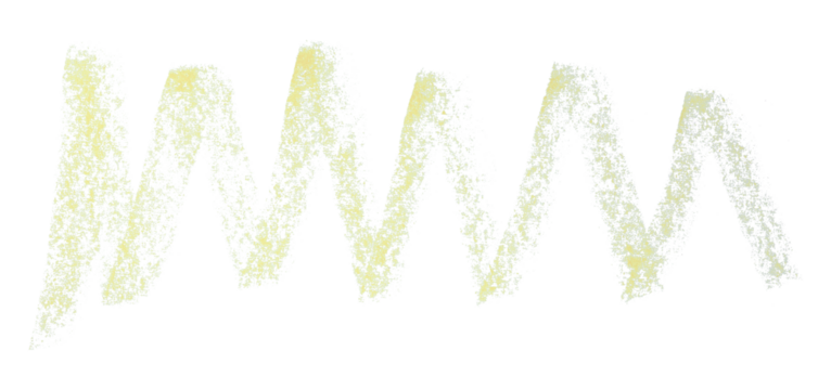 light yellow pencil strokes isolated on transparent background