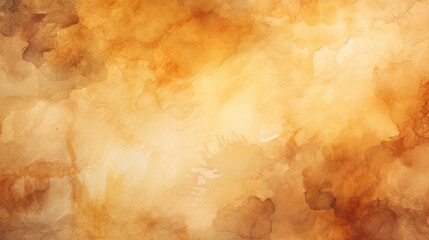 Warm umber tones in an abstract watercolor background