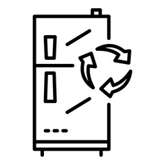 Refrigerator line icon