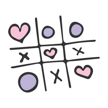 recommend clip art: Tic tac toe hearts. Valentine's day.