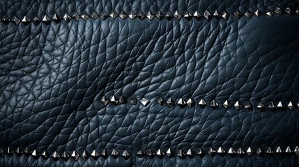 A fierce and edgy fashion statement, the black leather jacket adorned with silver spikes exudes confidence and rebellion