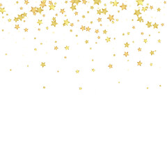 Magic stars vector overlay.  Gold stars scattered