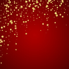 Obraz na płótnie Canvas Magic stars vector overlay. Gold stars scattered