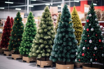 Decorative Artificial Christmas Trees For Sale In Store