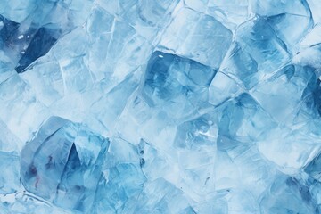 Illustrated Texture Resembles Frozen Ice In Artwork