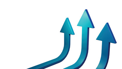 business arrow target direction concept to success. Finance growth vision stretching rising up. banner flat style vector illustration. Return on investment ROI. chart increase profit