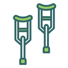 Crutches Icon