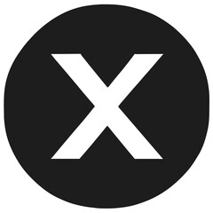 Obraz premium letter x logo