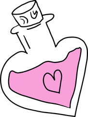 The love for Valentine's Day drawing image