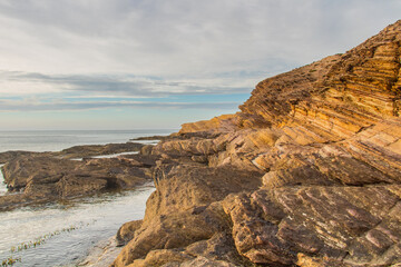 Mille-Feuille Cove located on the Cap Bon of Tunisia, in Korbous.