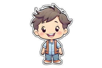 Fototapeta premium Happy Boy (PNG 10800x7200)