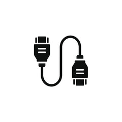 Hdmi icon isolated on transparent background