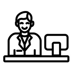 Receptionist Icon
